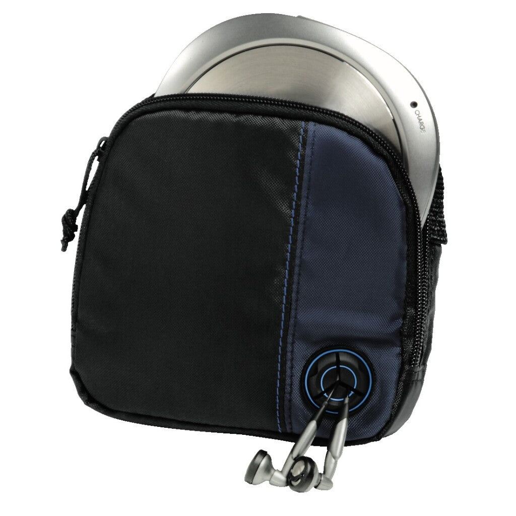Hama cd player bag + 3cd #039;s zwart blauw