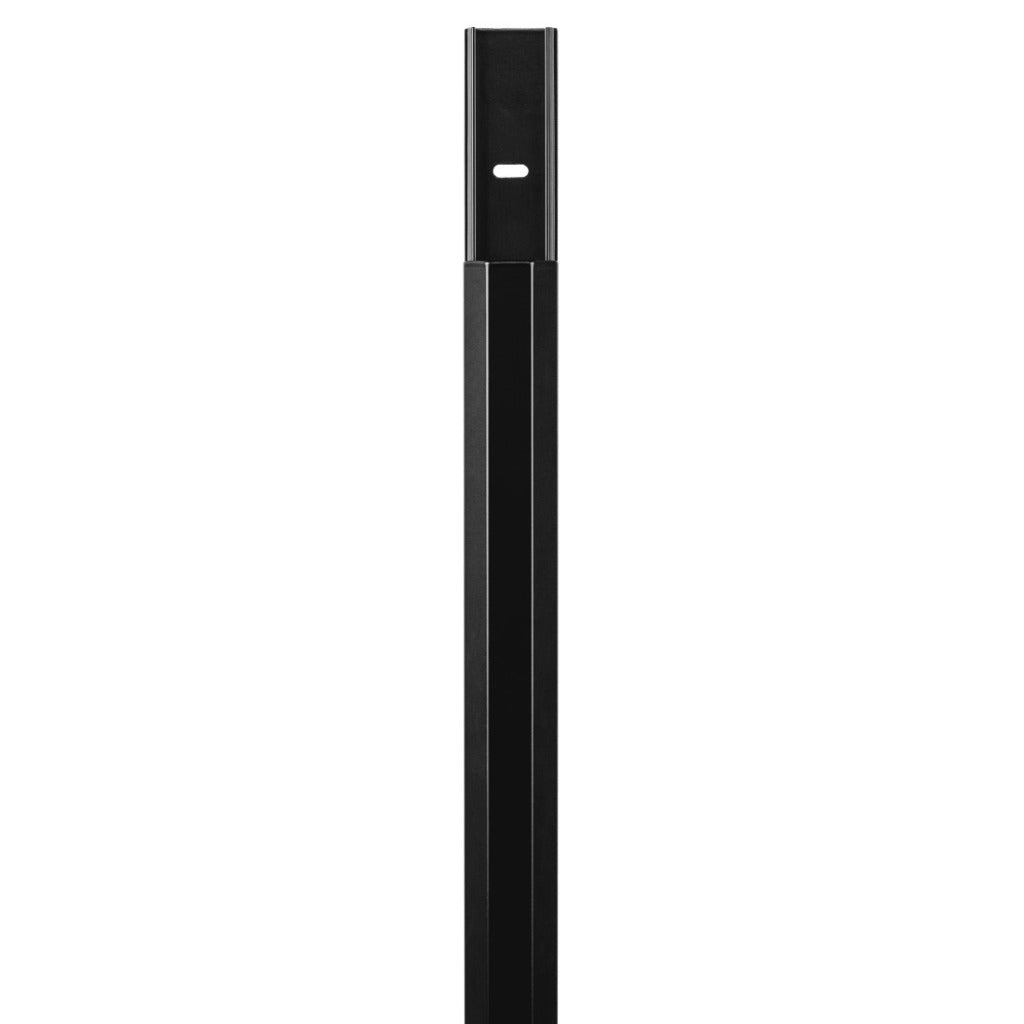 Hama alu-kabelkanaal hoekig 110 3,3 1,7 cm zwart