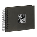 Hama spiraalalbum fine art 24 x 17 cm 50 zwarte pagina #039;s zwart