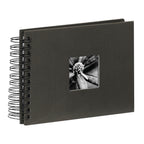 Hama spiraalalbum fine art 24 x 17 cm 50 zwarte pagina #039;s zwart