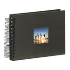 Hama spiraalalbum fine art 24 x 17 cm 50 zwarte pagina #039;s zwart
