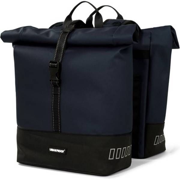 UrbanProof - UrbanProof rolltop dubbeltas 38l blauw recycled