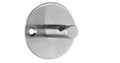 Alco al-2847 wandgarderobe zilver 1 haak incl. bevestigingsmateriaal