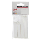 Fackelmann - Fackelmann basic vershoudklem 11 en 8 cm wit 4 stuks