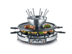 Severin raclette fondue gourmet combinatie 8-persoons rg 2348