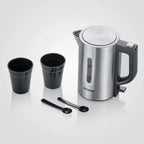 Severin wk3647 mini reiswaterkoker 0.5l 1100w rvs zwart
