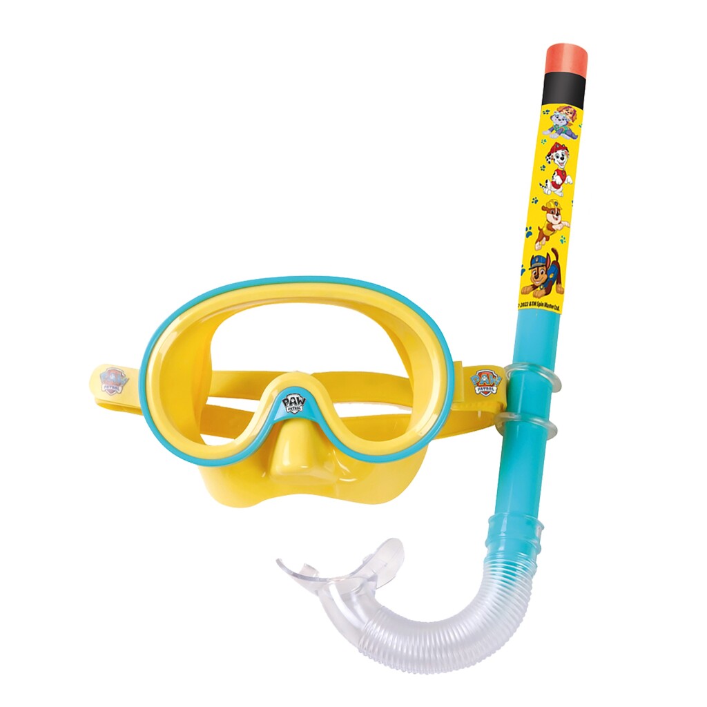 Merkloos sans marque paw patrol kinder snorkelset blauw geel