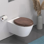 SCHÜTTE SCHÜTTE Toiletbril soft-close DARK WOOD MDF