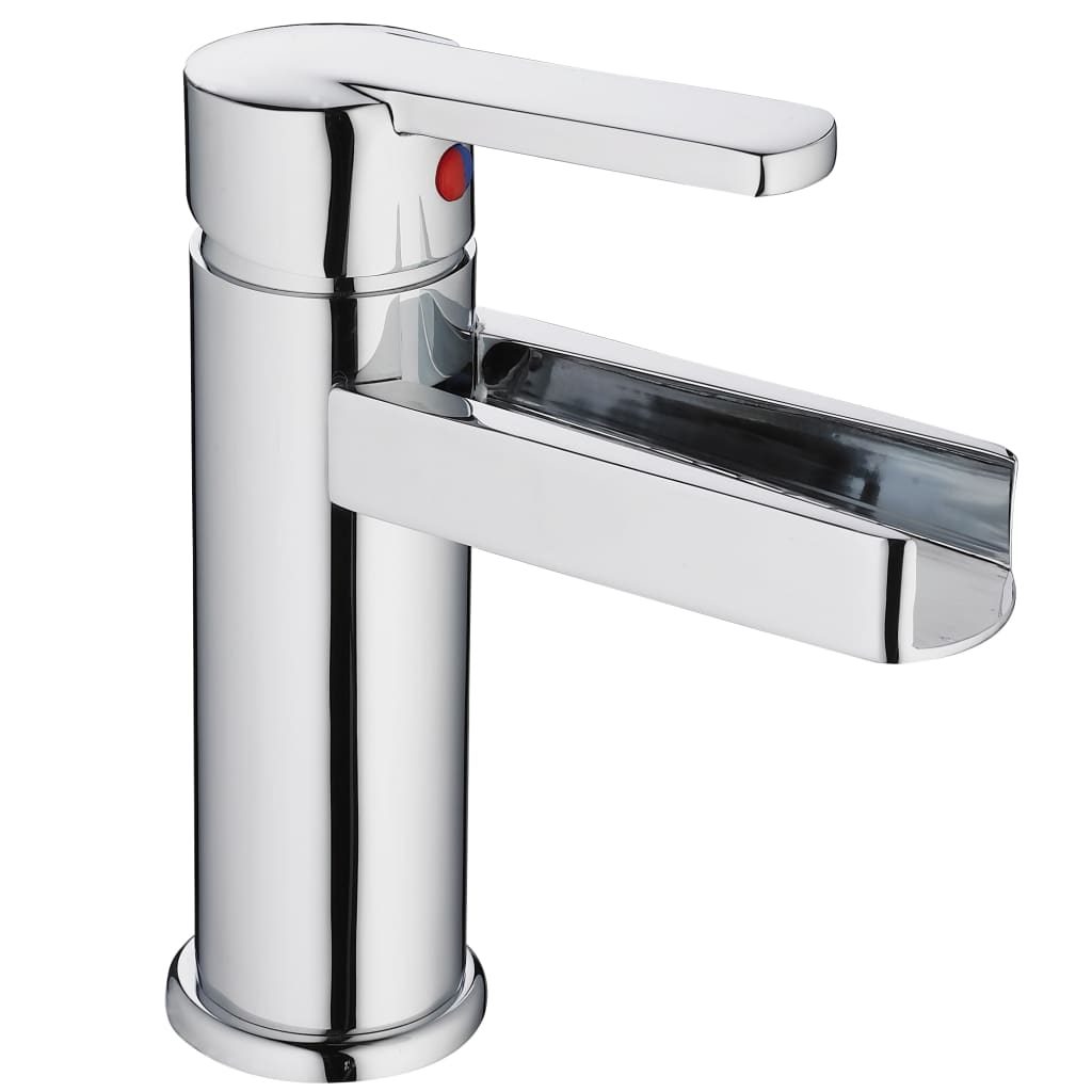 Ngk schutte niagara ééngreepsmeraan wastafel met watervaluitloop | chroom 26110