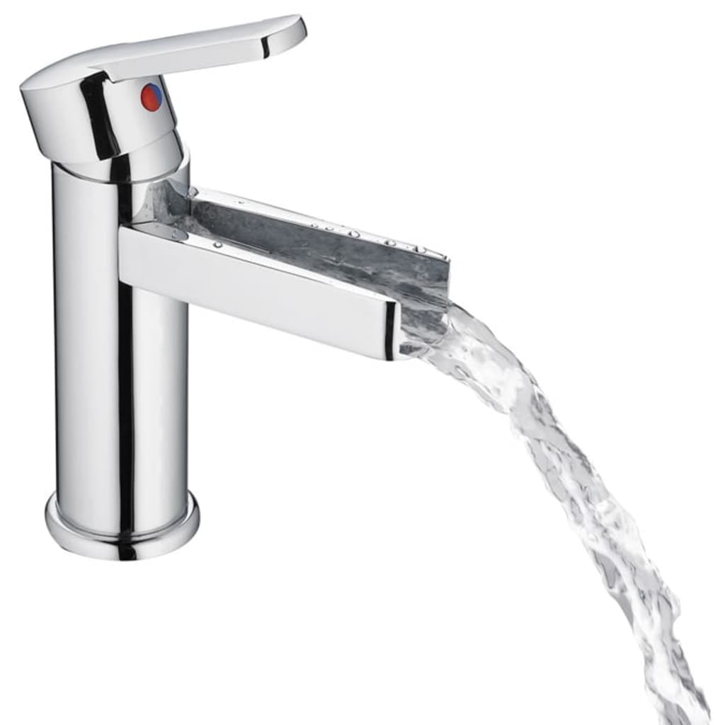 Ngk schutte niagara ééngreepsmeraan wastafel met watervaluitloop | chroom 26110