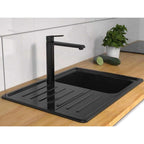 Schütte schutte vita ééngreepsmengkraan keuken met hoge uitloop| mat zwart - 33858 - 33858