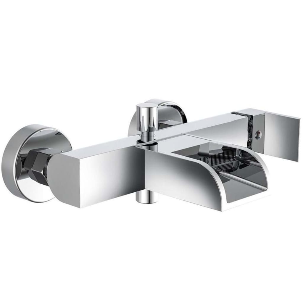 Ngk schutte idrovia ééngreepsmeraan bad met watervaluitloop | chroom 36130