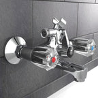 Schutte savino tweegreepskraan bad | chroom 37240