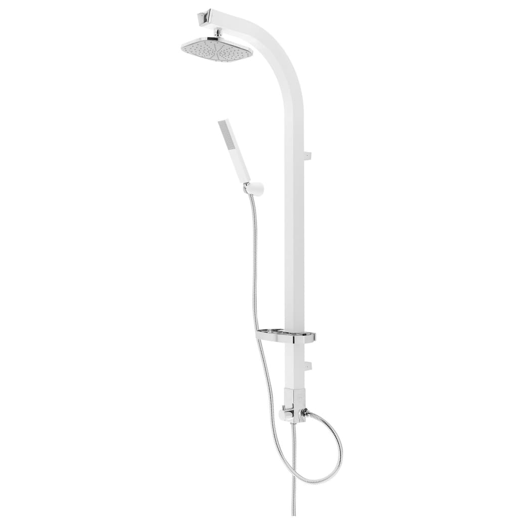 Schutte madagaskar hoofddoucheset | wit-chroom 60065