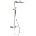 Ngk schutte ocean douchesysteem met thermostatische meraan en glazen planchet | chroom-wit - 60530 60530