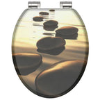 Schutte mdf wc-bril sea stone met soft-close 80127