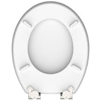 Schutte mdf high gloss wc-bril oasis met soft-close 80543