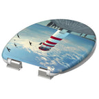Schutte duroplast wc-bril lighthouse met soft-close 82149