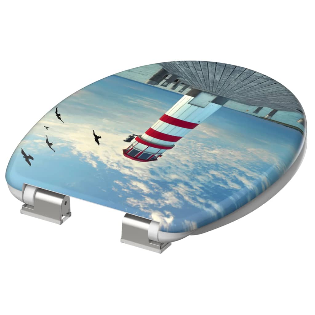 Schutte duroplast wc-bril lighthouse met soft-close 82149