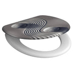 Schutte duroplast wc-bril yin yang met soft-close 82152
