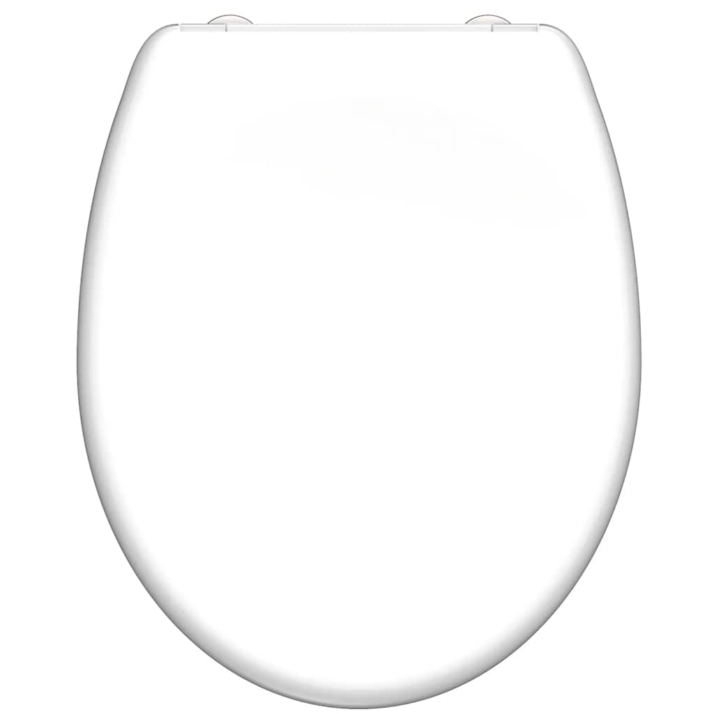 Schutte duroplast wc-bril white met soft-close en quick-release 82300