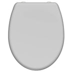 Schutte duroplast wc-bril grey met soft-close en quick-release 82302