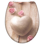 Schutte duroplast wc-bril romantic met soft-close en quick-release 82370