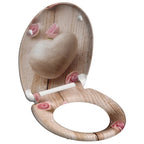 Schutte duroplast wc-bril romantic met soft-close en quick-release 82370