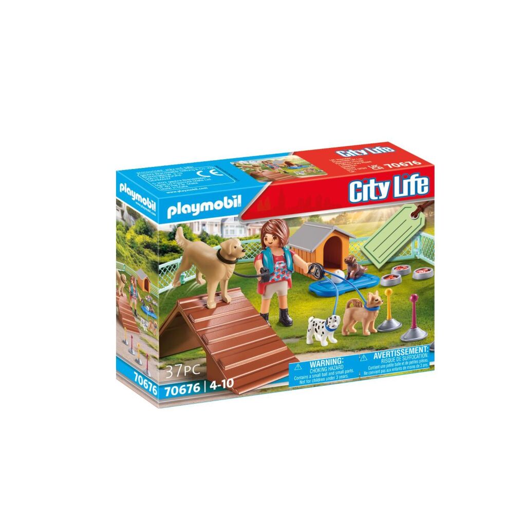 Playmobil 70676 city life gift set hondentrainster