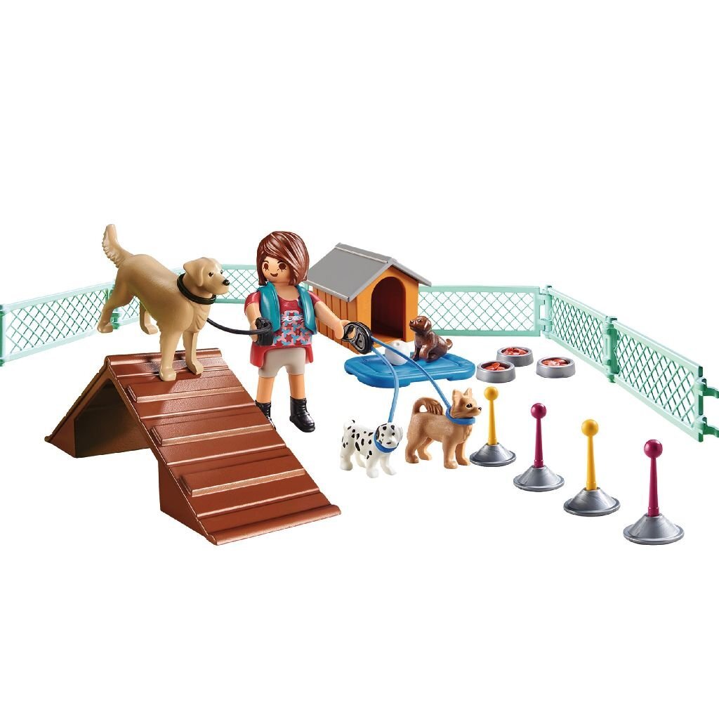 Playmobil 70676 city life gift set hondentrainster
