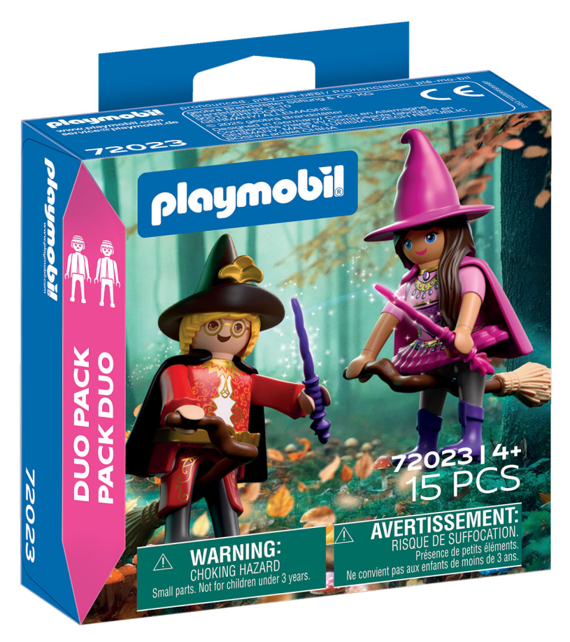Playmobil - duopack heks en tovenaar - 72023
