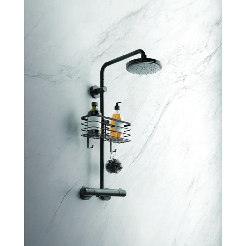 Metaltex - Metaltex doucherek 29x11x15cm matzwart
