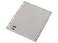 Ahrend ofc-tab1 tabbladen a4 a - z grijs set 20 stuks