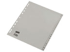 Ahrend ofc-tab1 tabbladen a4 a - z grijs set 20 stuks