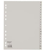 Ahrend ofc-tab1 tabbladen a4 a - z grijs set 20 stuks