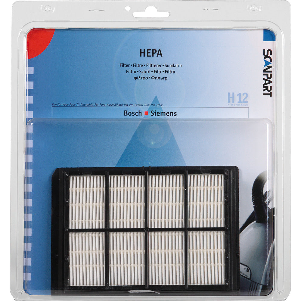 Scanpart f297 actief stofzuiger hepafilter alternatief bosch siemens