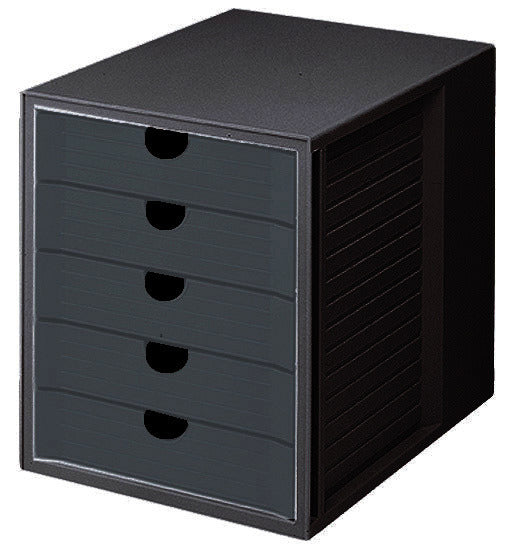 Ladenkast han 1450 5 laden 27,5x33x32cm zwart