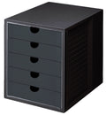 Ladenkast han 1450 5 laden 27,5x33x32cm zwart
