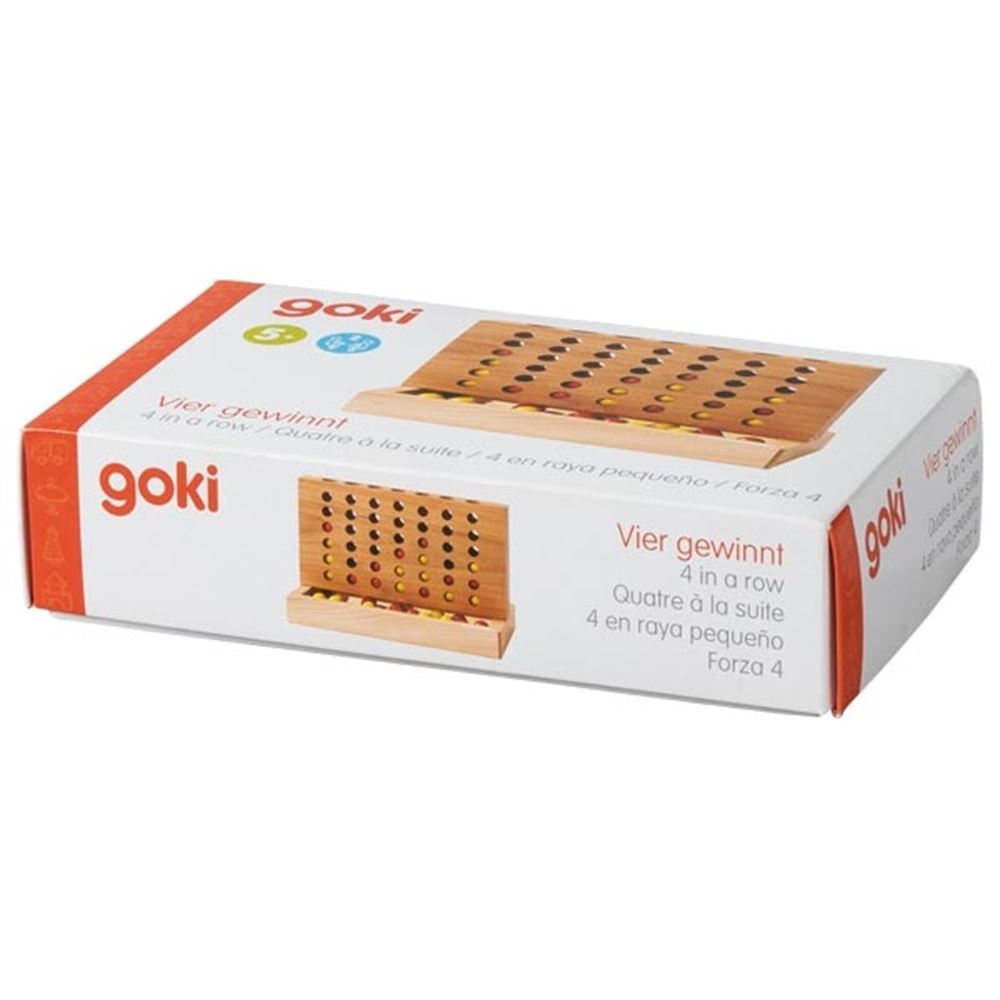 Goki houten vier op een lijn