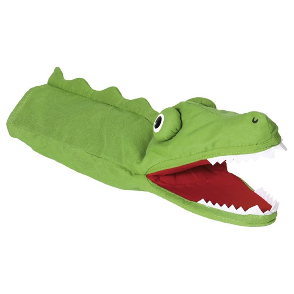 Goki - Handpop krokodil. 30 cm. 4+