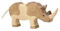 Holztiger - Holztiger neushoorn. 20 cm.