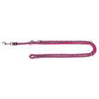 Trixie hondenriem cavo verstelbaar fuchsia grijs