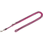 Trixie hondenriem cavo verstelbaar fuchsia grijs