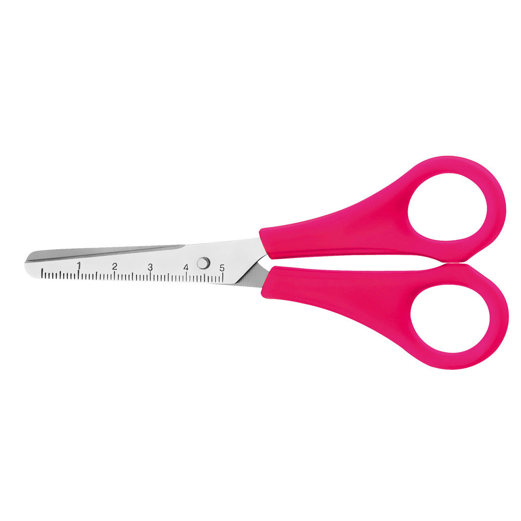 Basic westcott kinderschaar ronde punt roze