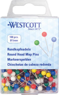 Westcott ac-e10500 markeerspelden ø5mm ass. kleuren, ø5mm x 16mm