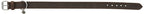 Trixie halsband hond rustic vetleer donkerbruin