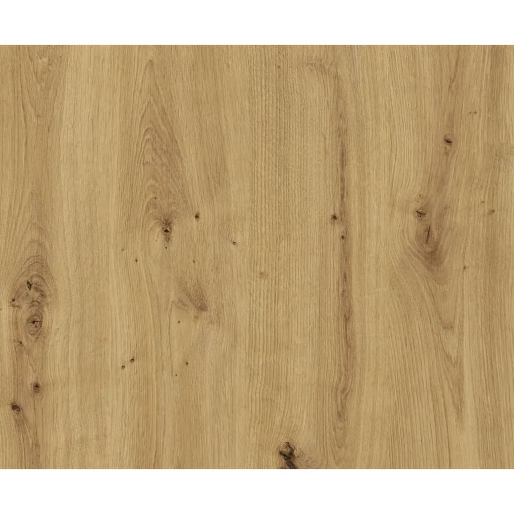 Fmd wandkapstok 108,9x1,5x28,1 cm artisan eikenkleurig