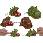 Overige merken sleutelhanger dino met kiespijn assorti