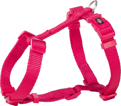 Trixie - hondentuig premium h-tuig fuchsia