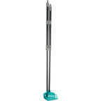 Trixie - vuilblik met hark grijs / blauw (60-107 cm)